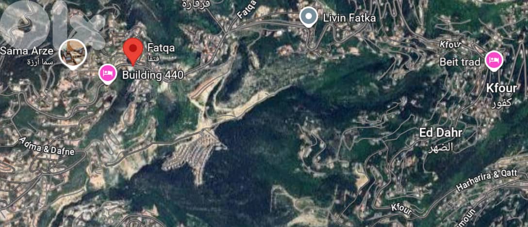 1390 SQM Land+Sea/Mountain View 4 Sale in Fatqa - أرض للبيع في فتقا 0