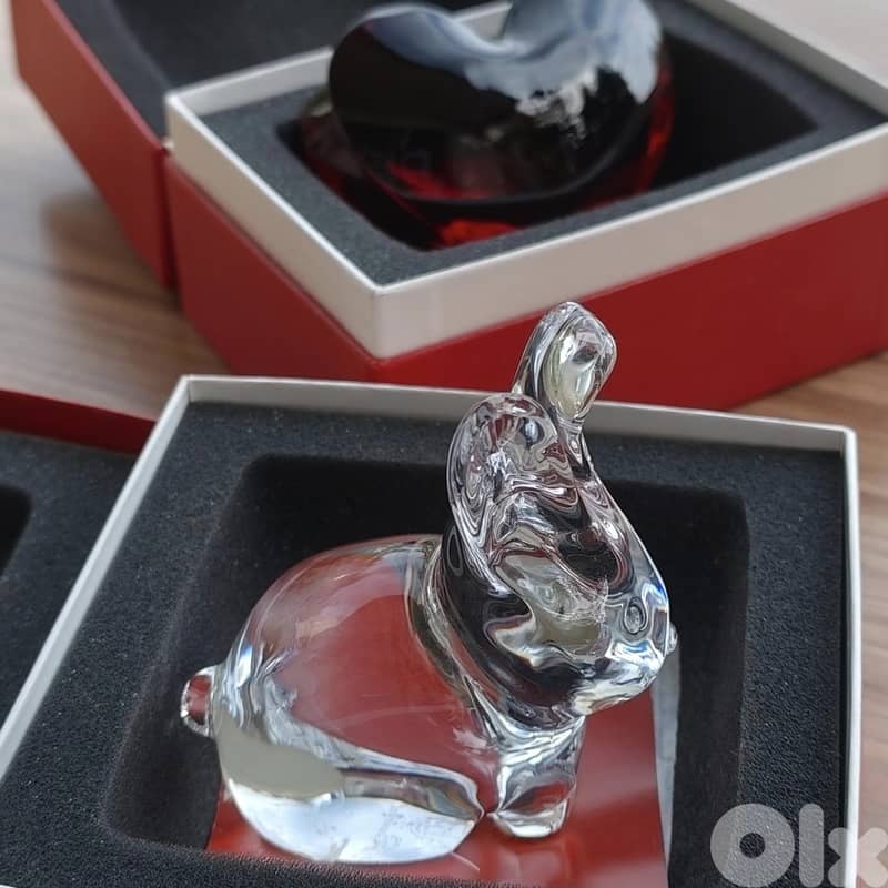 Baccarat figurines 3