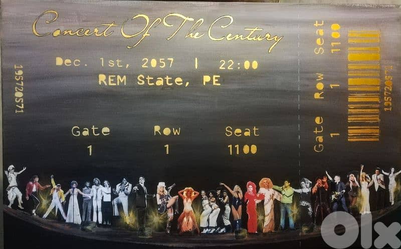 acrylic paint on canvas 0