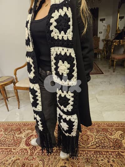 Handmade crochet scarf