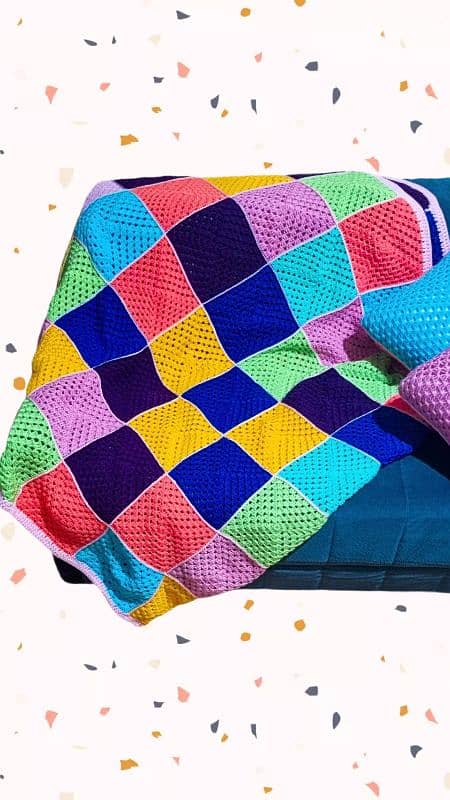 handmade crochet blanket 4