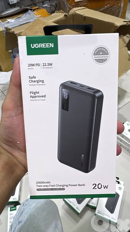 Ugreen 20k 20w two-way Fast charge power bank 0