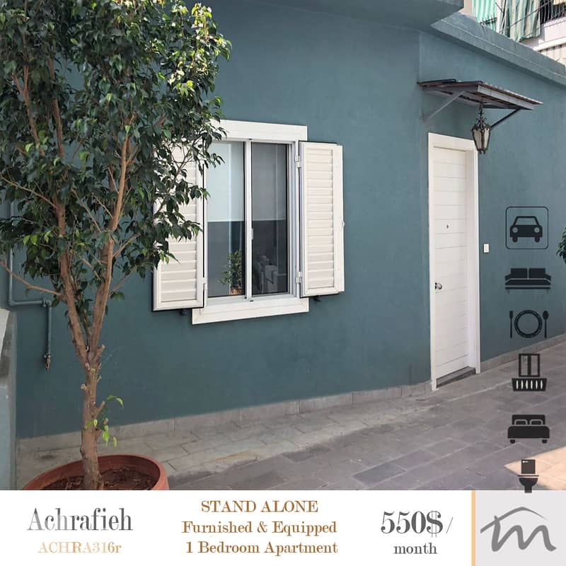 Ashrafieh | STAND-ALONE GEM | Furnished 1 Bedroom Apartment | Prime 0