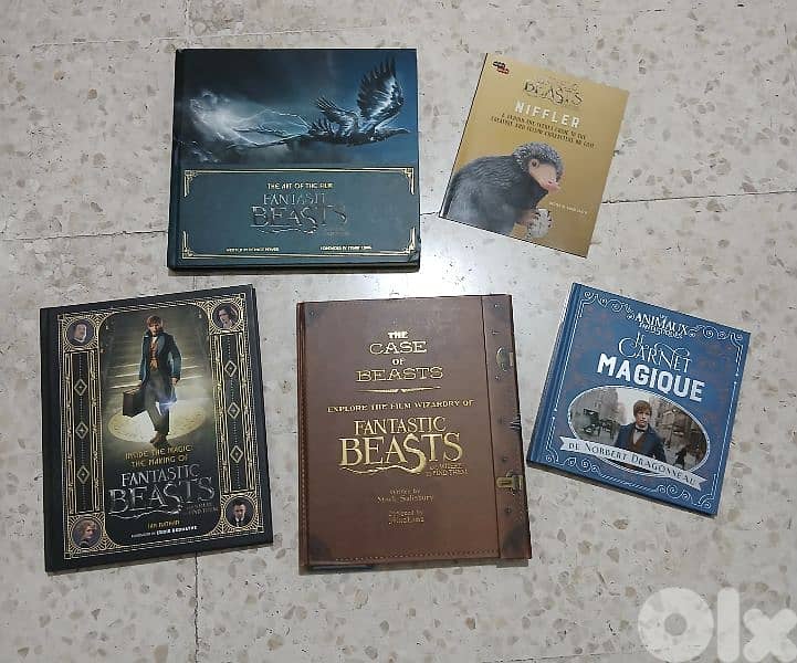 Rare Fantastic Beasts Harry Potter book collection. 0