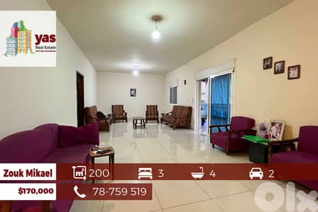 Zouk Mikael 200m2 | Well Maintained | Prime Location | Catch | EH/RH