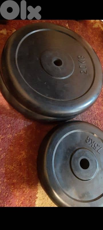 weights rubber