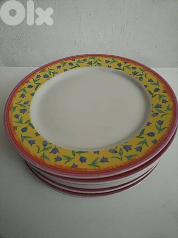 8 flowry plates - Not Negotiable 1