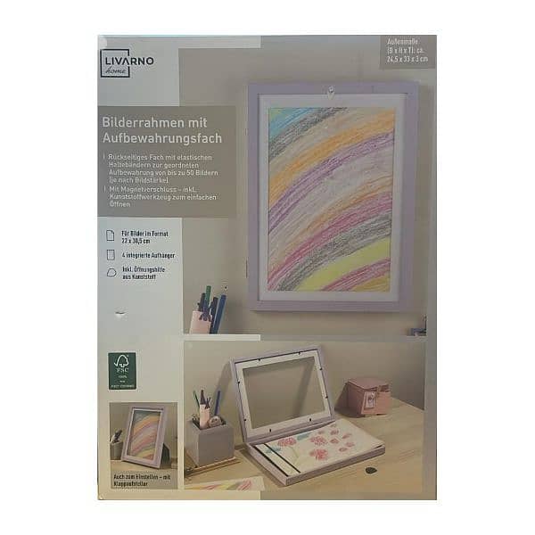 LIVARNO home - Photo frame with storage compartment (Limited Quantity) 4