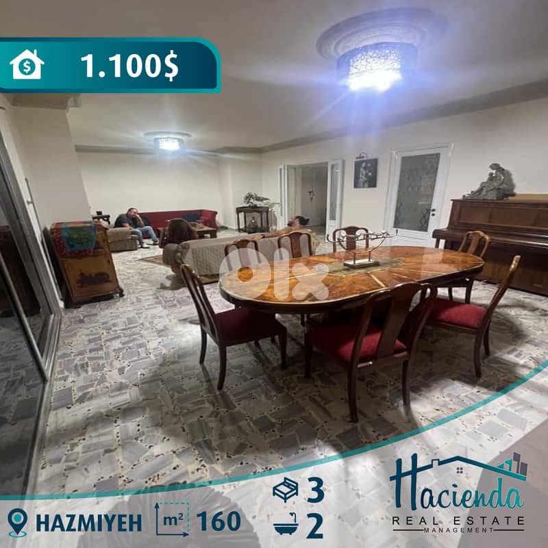 Apartment For Rent In Hazmieh 0