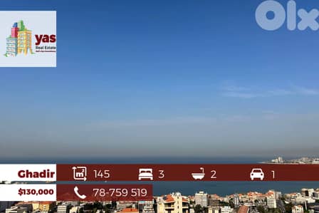 Ghadir 145m2 | Panoramic View | Prime Location | High End | EH