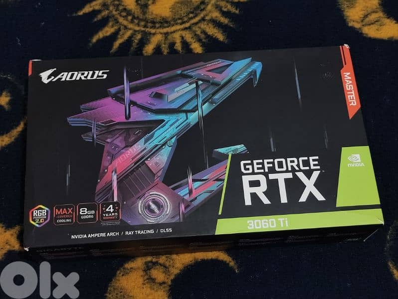 Rtx3060Ti 8GB Aorus Master gpu vga graphic card 0