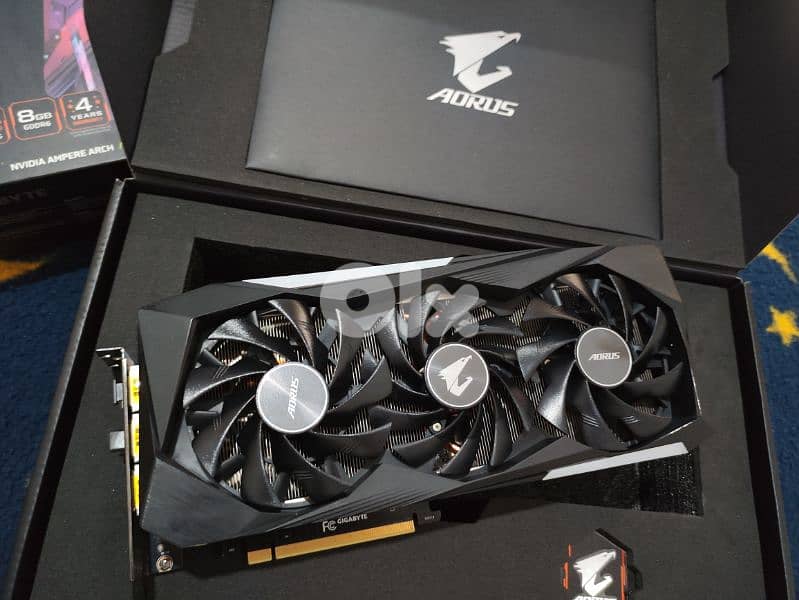 Rtx3060Ti 8GB Aorus Master gpu vga graphic card 4