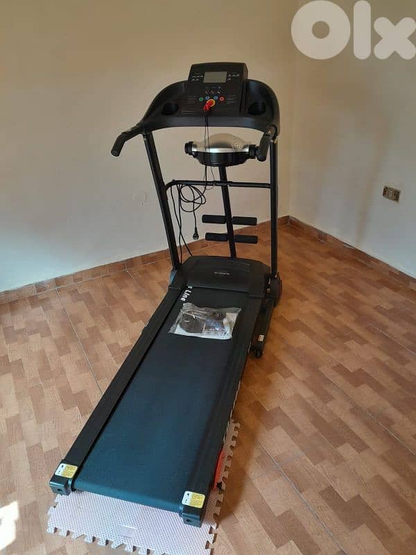 treadmill sports  2,hp motor, vibration message, 3