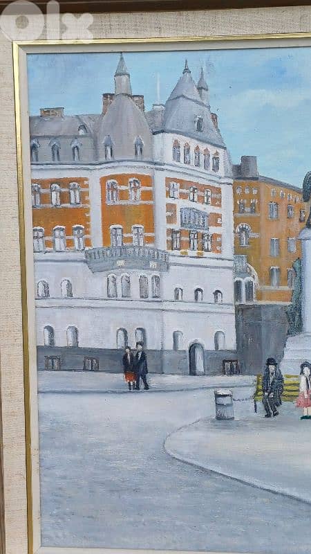 لوحة رسم زيتي اوروبية 4