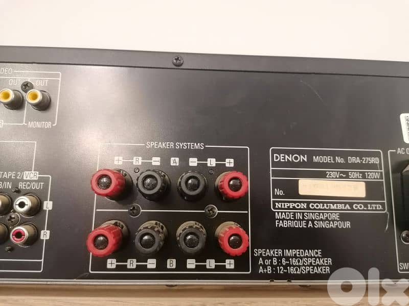 AMPLIFIER DENON DRA-275RD 1
