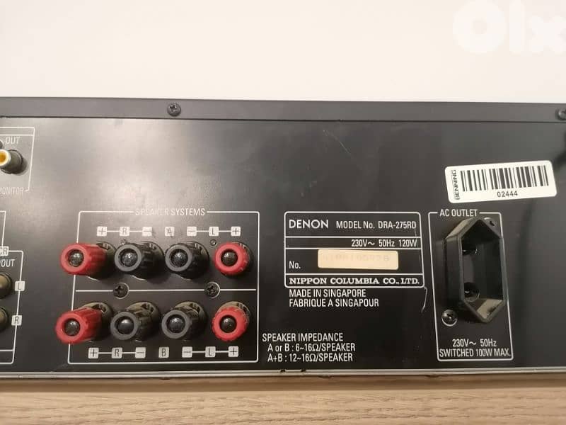 AMPLIFIER DENON DRA-275RD 3