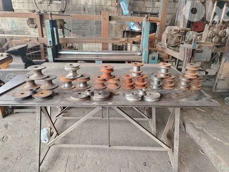 مكنة لف حديد مربع وأساطر 2