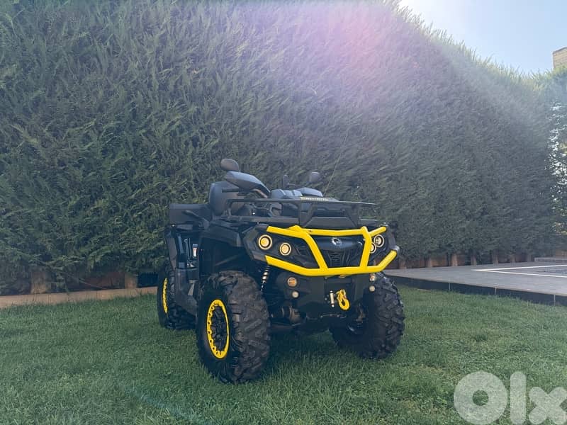 atv can-am outlander XTP 1000 cc  two seats very clean 4 new tires 1