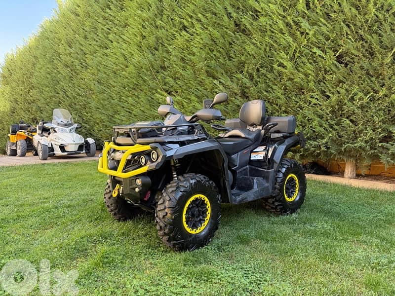 atv can-am outlander XTP 1000 cc  two seats very clean 4 new tires 3