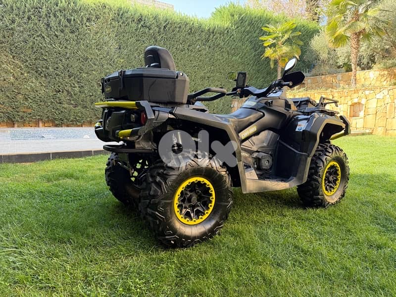 atv can-am outlander XTP 1000 cc  two seats very clean 4 new tires 5