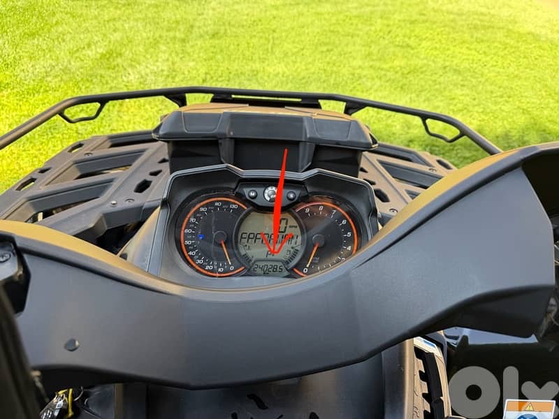 atv can-am outlander XTP 1000 cc  two seats very clean 4 new tires 7