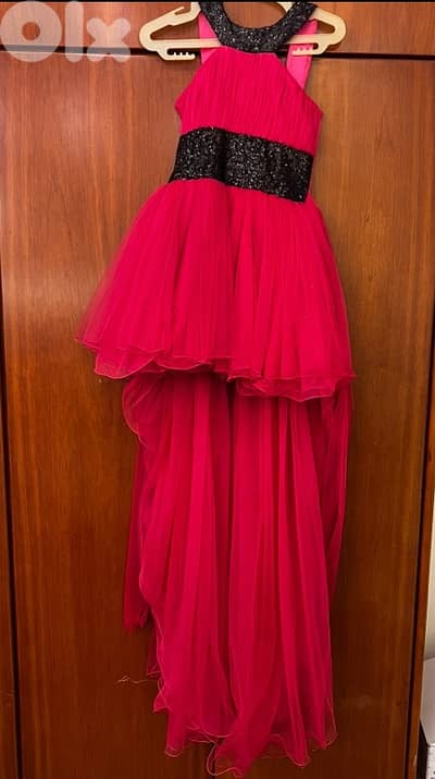 pink butterfly girls dress