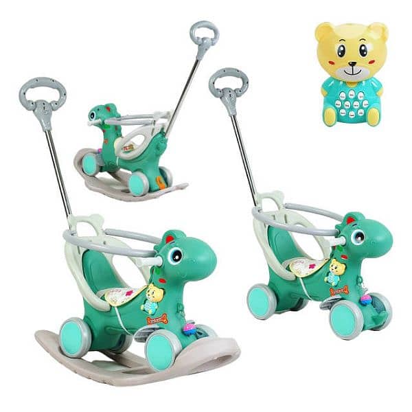 2 in 1 Plastic Rocking Horse 1