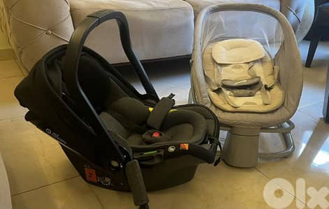 Car seat + baby swing