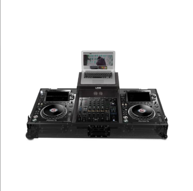 UDG Ultimate Flight Case Set Pioneer CDJ-3000 / A9, (Laptop Shelf + Wh 2