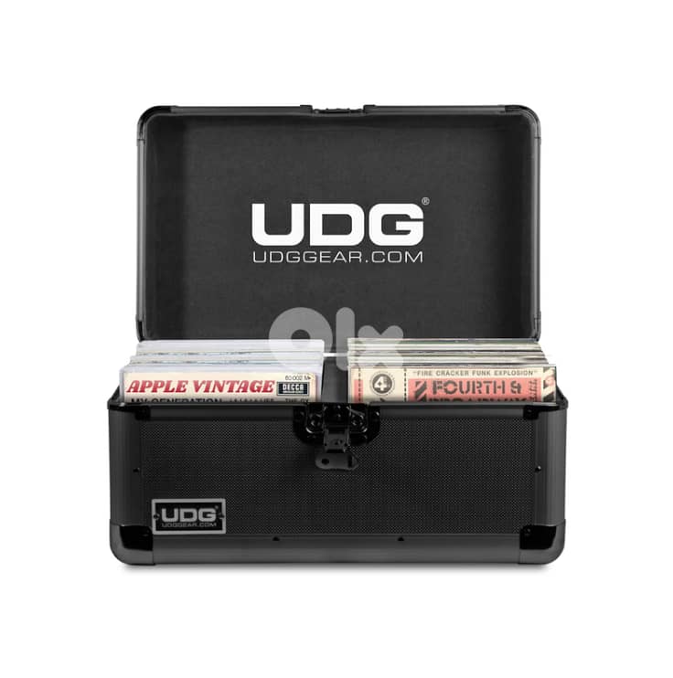 UDG Ultimate Pick Foam 7" Record Case 200 Vinyl, Black 1