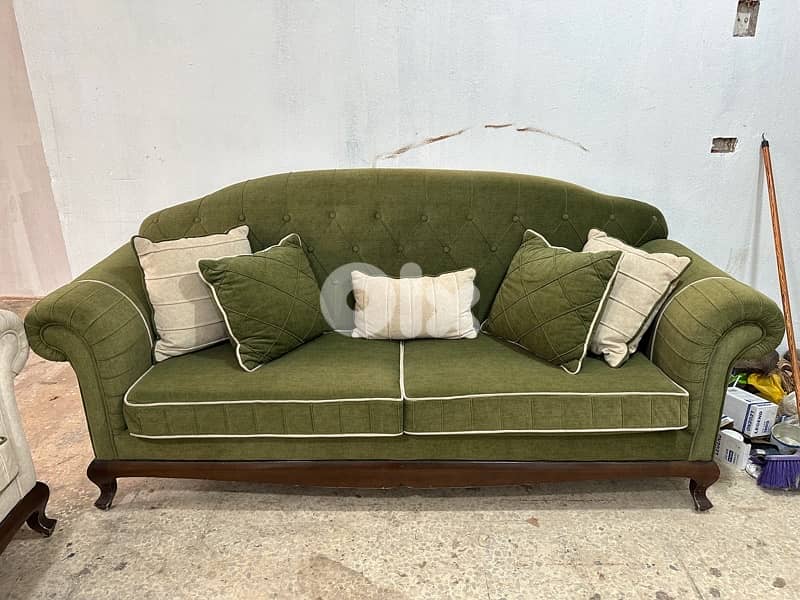 ‏صالون خشب زان أربع قطع 1