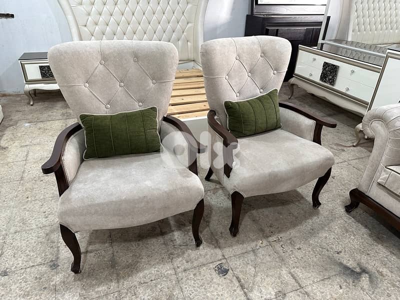 ‏صالون خشب زان أربع قطع 2