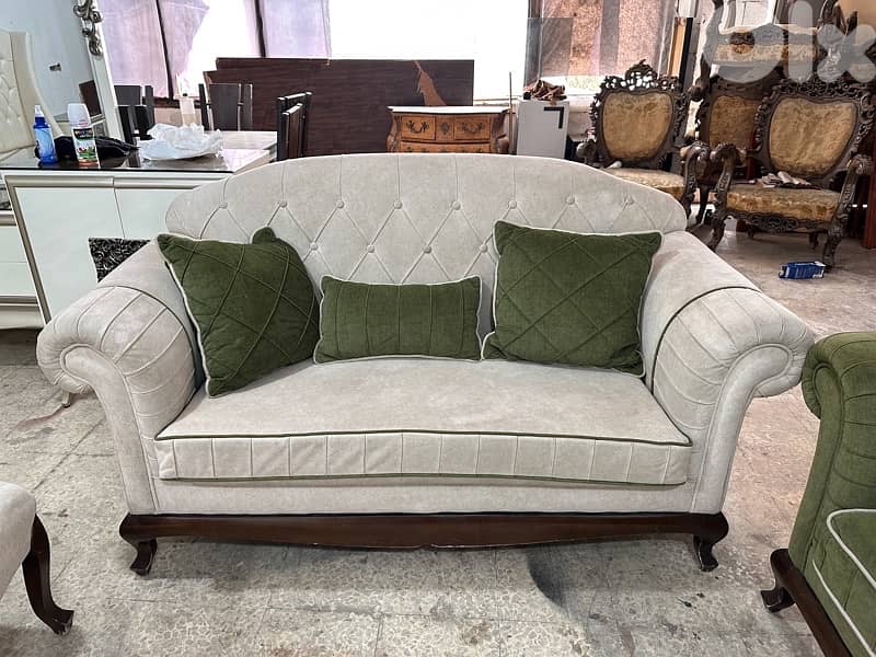 ‏صالون خشب زان أربع قطع 3