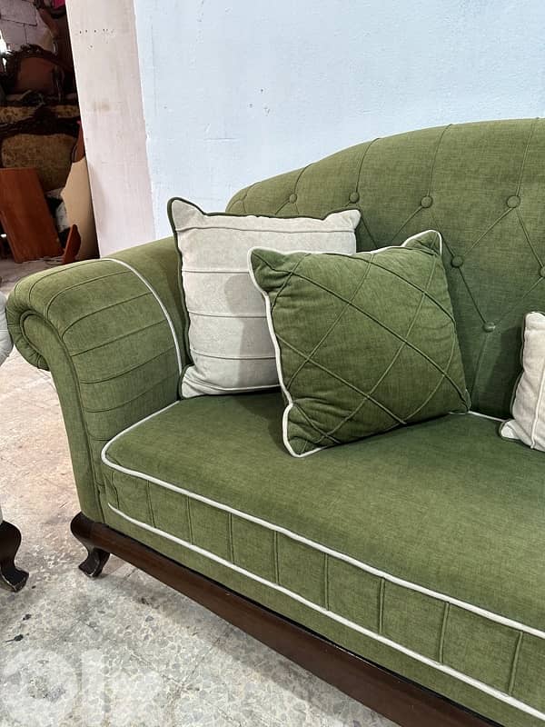 ‏صالون خشب زان أربع قطع 4