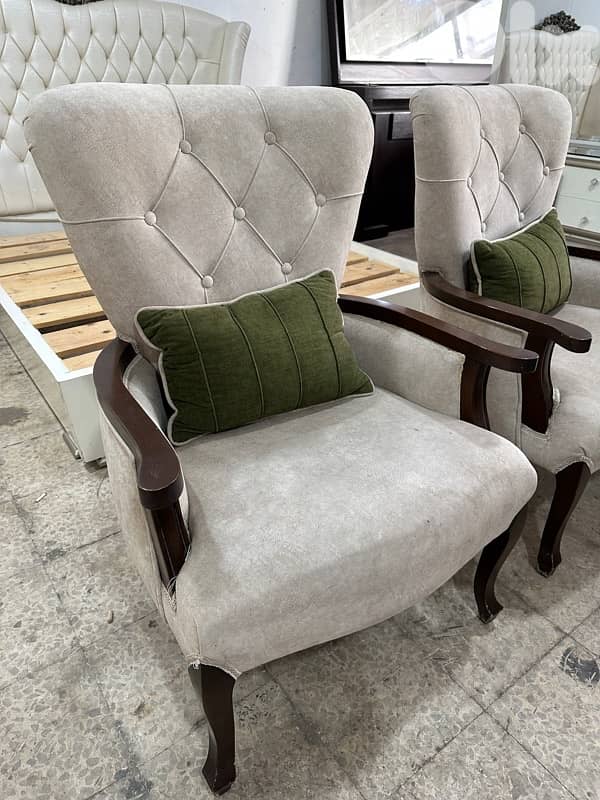 ‏صالون خشب زان أربع قطع 6