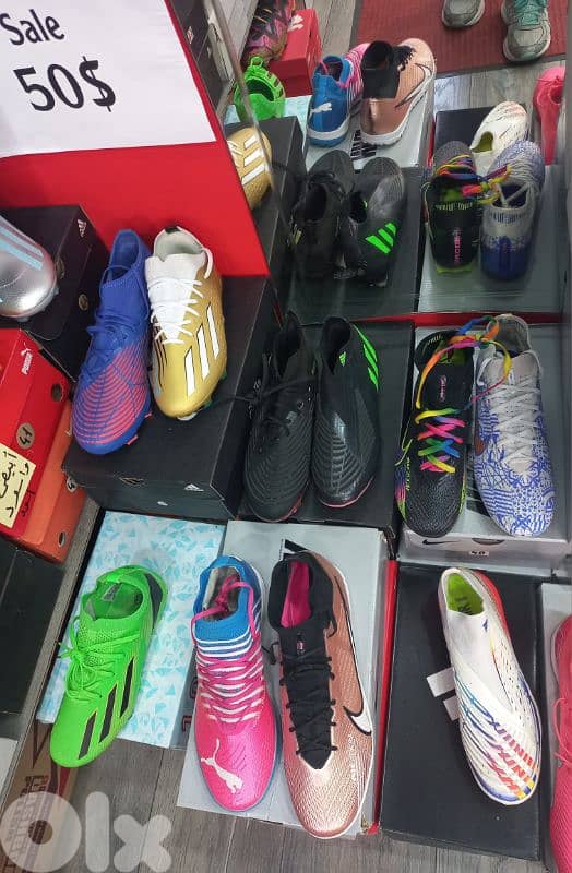 football shoes original nike w adidas w puma اسبدرينات كرة قدم حذاء 0