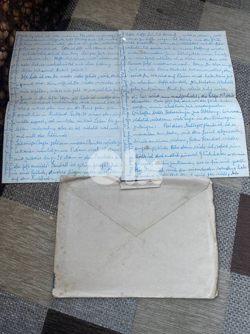 رسالة بريد من الجنود الالمان النازية إلى عائلاتهم سنة ١٩٤٢ 1