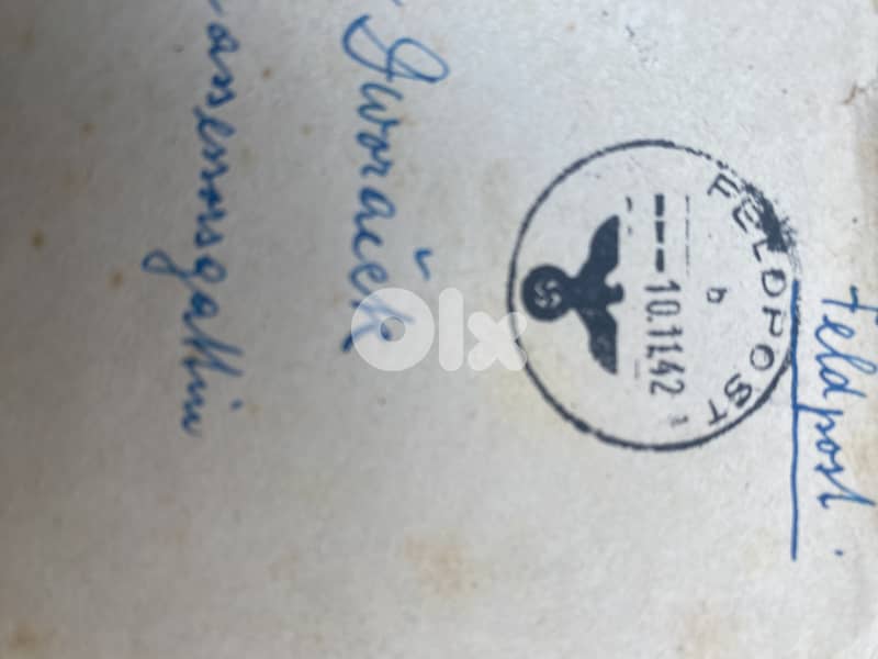 رسالة بريد من الجنود الالمان النازية إلى عائلاتهم سنة ١٩٤٢ 2