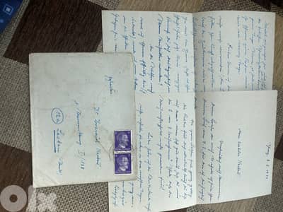 رسالة بالبريد العسكري freldpost من الجنود الالمان في الجبهة ١٩٤٤