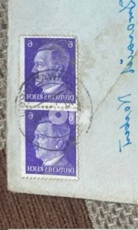 رسالة بالبريد العسكري freldpost من الجنود الالمان في الجبهة ١٩٤٤ 1