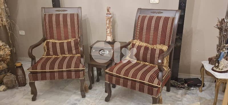 Full Salon Neo-Classique, Real wood 1