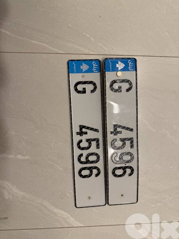 رقم سيارة مميز بسعر مناسب G 4596 0