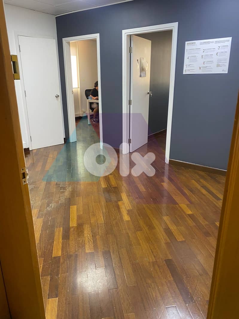 Semi furnished Lux 70m2 4Offices 4rent in Badaro-مكتب للإيجار في بدارو 0