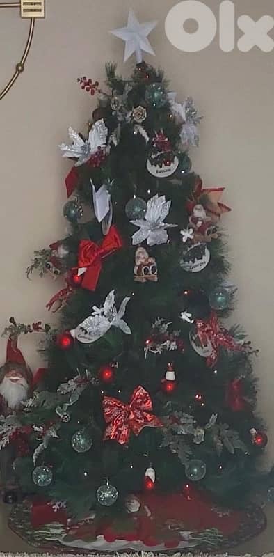Christmas tree with its decoration
