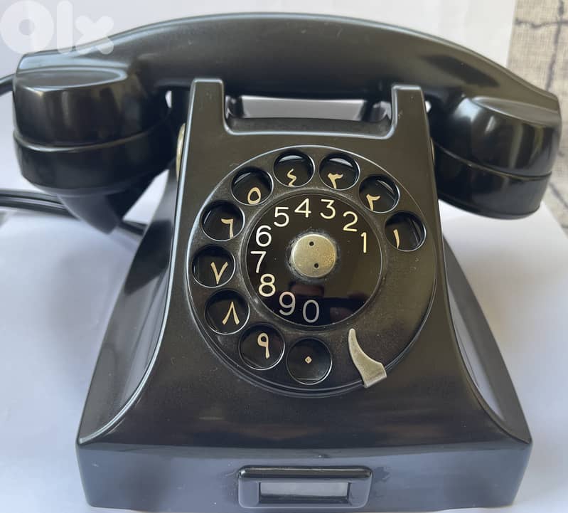 Ericsson Vintage Rotary Dial Telephone – Made in Sweden (1950s–70s) 0