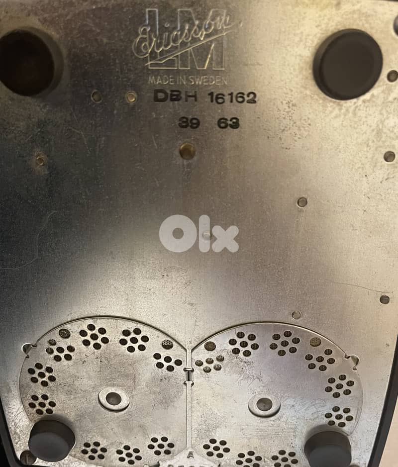 Ericsson Vintage Rotary Dial Telephone – Made in Sweden (1950s–70s) 2