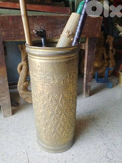 قطعة أنتيك نحاس للشماسي والعكاز