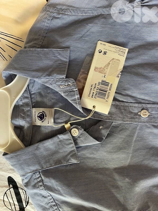 petit bateau blue shirt 0