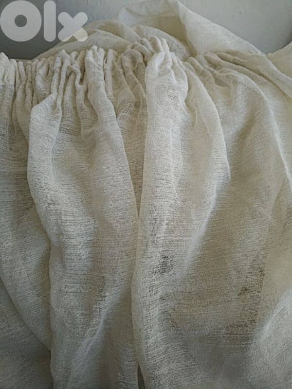 6 white curtains (Textile made in France) - Not Negotiable 1
