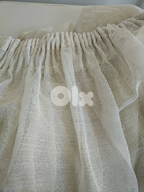 6 white curtains (Textile made in France) - Not Negotiable 2